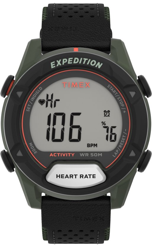 Timex Expedition Trailblazer TW4B27000 Horloge - Textiel - Groen - Ø 42 mm