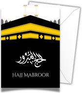 Hajj Mabroor - Islamitische Wenskaart - Hadj - Mekka - Medina - Bedevaart - Eid