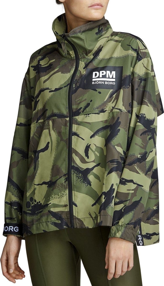 Björn Borg - Dames - DPM Cairo Running Jacket - Multicolour - Maat 38