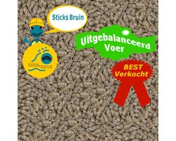 Sticks Bruin voor Waterschildpadden - Uitgebalanceerd Voer - 300g