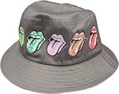 The Rolling Stones - Multi-Tongue Pattern Bucket hat / Vissershoed - L/XL - Grijs