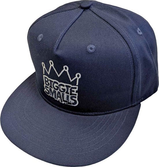 Casquette Biggie Smalls Snapback Crown Logo Blauw