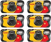 Pack de 6 Kodak Fun Saver avec flash 27 photos