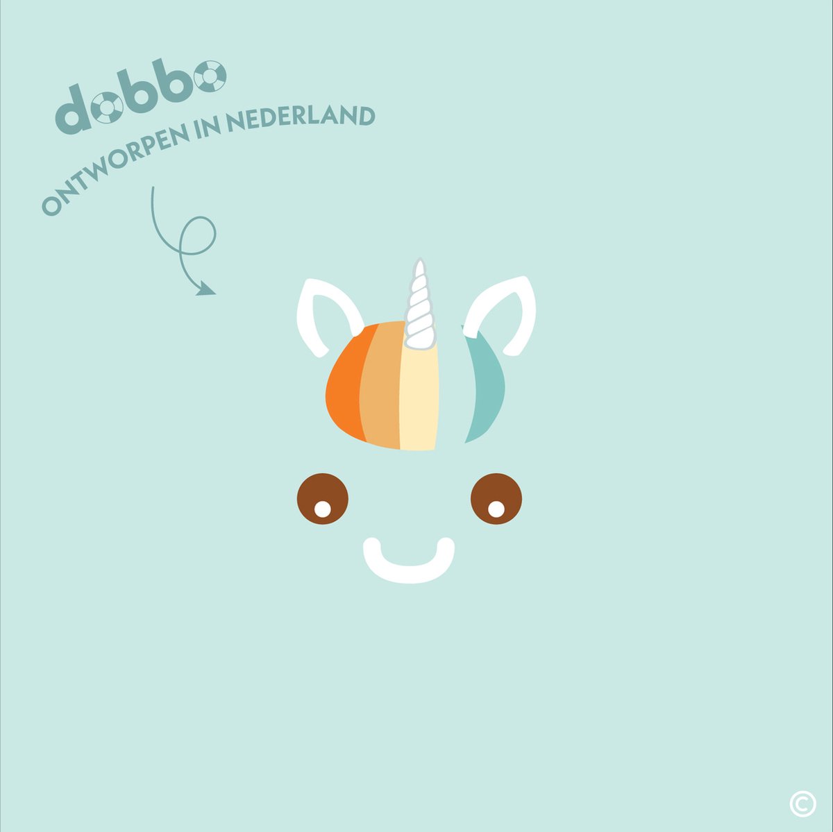 DOBBO Elena de Eenhoorn - Puddle Jumper - Zwembandjes - Zwemvest - Zwemvleugels - voor Kind van 2 tot 6 jaar - Baby blauw — afbeelding 2