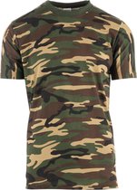 Camouflage print t shirt met korte mouwen voor dames dameskleding camouflage. bol