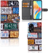 Wallet Book Case OPPO A98 5G GSM Hoesje Kentekenplaten