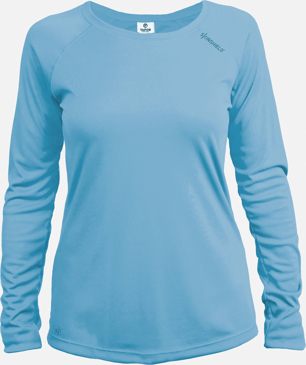 SKINSHIELD UV Shirt met lange mouwen voor dames FACTOR50+ Zonbescherming UV werend Columbia Blauw