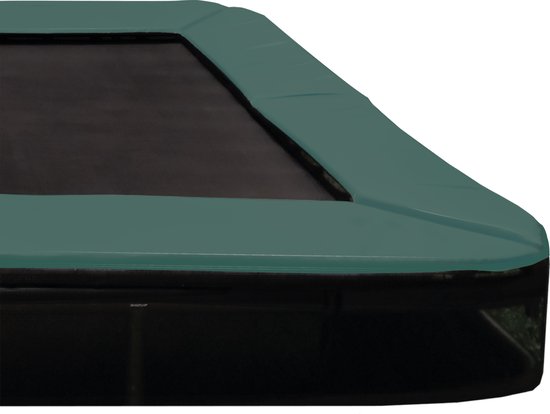 Etan® Sky-Flyer Trampoline Inground Beschermrand - t.b.v. trampoline van 310 x 232 cm / 1075ft - Groen - Rechthoekig - Goede Kwaliteit