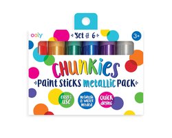 Chunkies Paint Sticks Metallic (Set of 6)