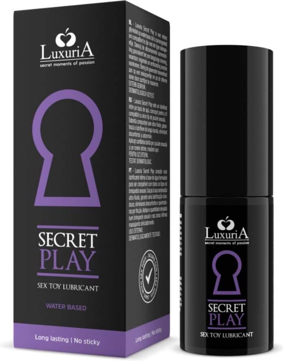 Goedkoopste LUXURIA | Luxuria Secret Play Sex Toys Lubricant 30 Ml | Glijmiddel Sex Toy | Glijmiddel