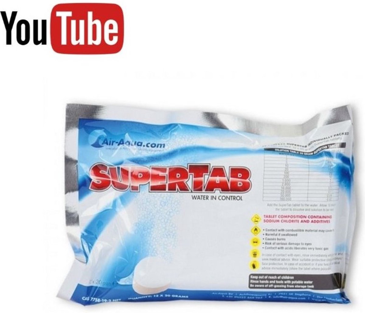 SuperTab 12 tablet van 20 gram 10% (navulverpakking)