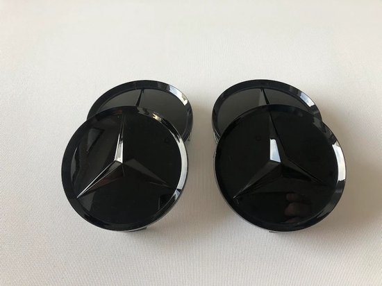 Naafdoppen Wiel Set Van 4 Zwarte Naafdoppen, Buitenmaat 54 Mm En Klemmaat 50 Mm | ALLE NAAFDOPPEN | De Autonaaf Afdekking 54mm