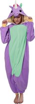 KIMU Onesie costume de licorne costume de licorne violet - taille XL-XXL - combinaison de costume de licorne festival de combinaison