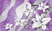 Flowers Floral Pattern Photo Wallcovering