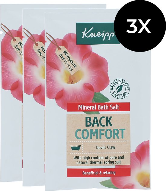 Kneipp Back Comfort Bath Salt 3 x 60 g bol