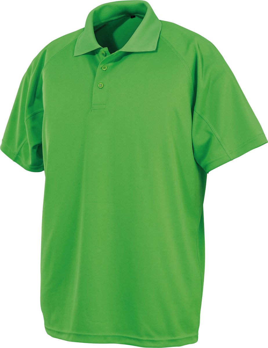 Performance Aircool herenpolo met korte mouwen Lime Green - XXL