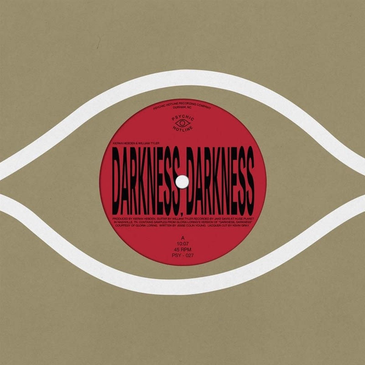 Kieran Hebden & William Tyler - Darkness, Darkness / No Services (12" Single)