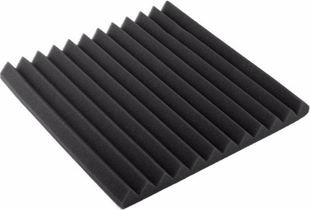 48 STUKS - Akoestische Panelen – 30x30x2.5cm – Geluidsisolatie – Geluidsdemper – Noppenschuim– Acoustic Foam Panels – Wandpaneel