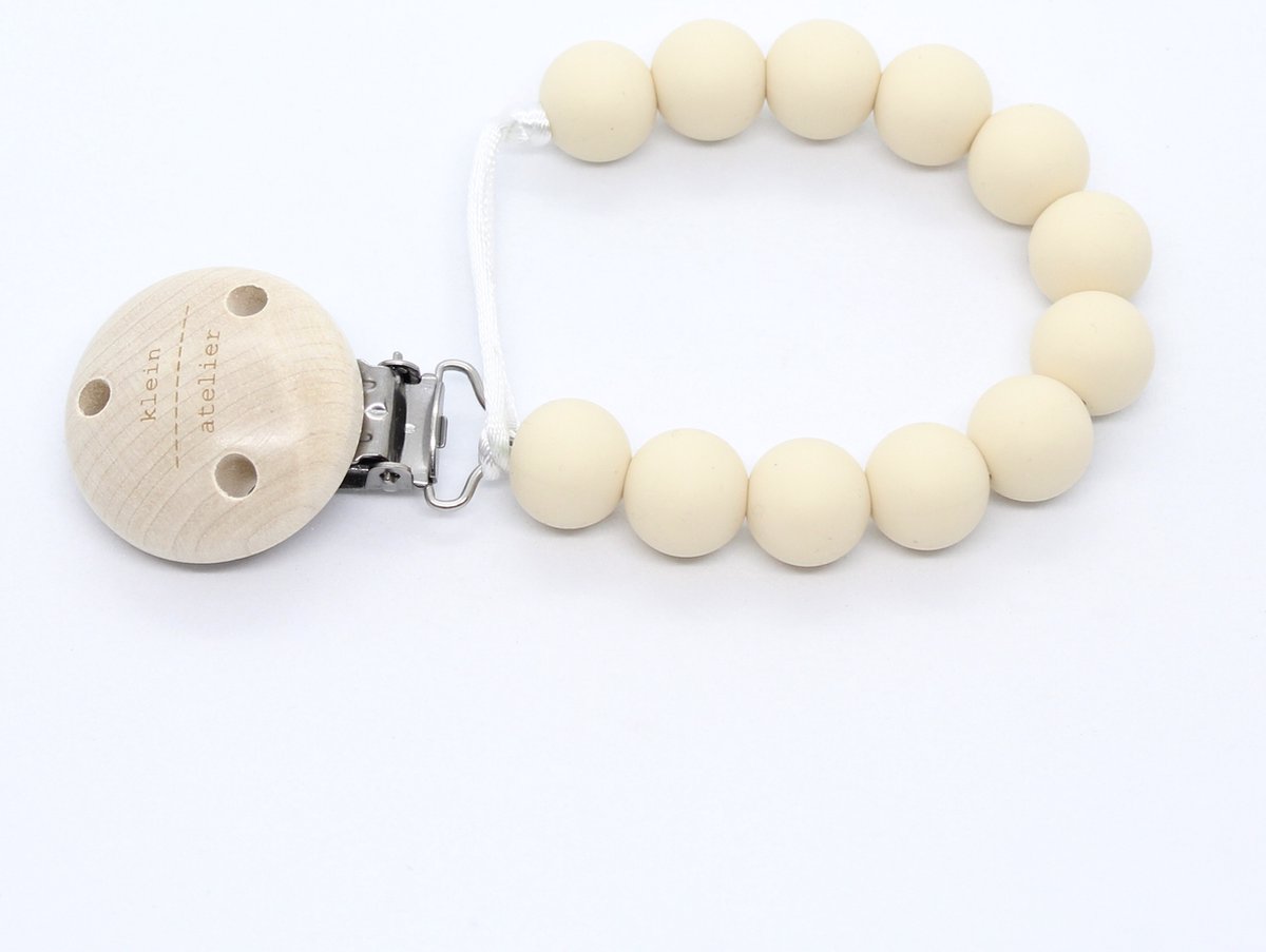 Goedkoopste Fopspeenketting uni-color ecru