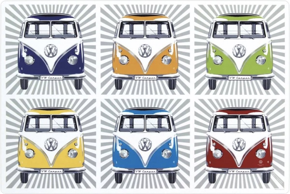 Volkswagen Placemats - Set Van 4