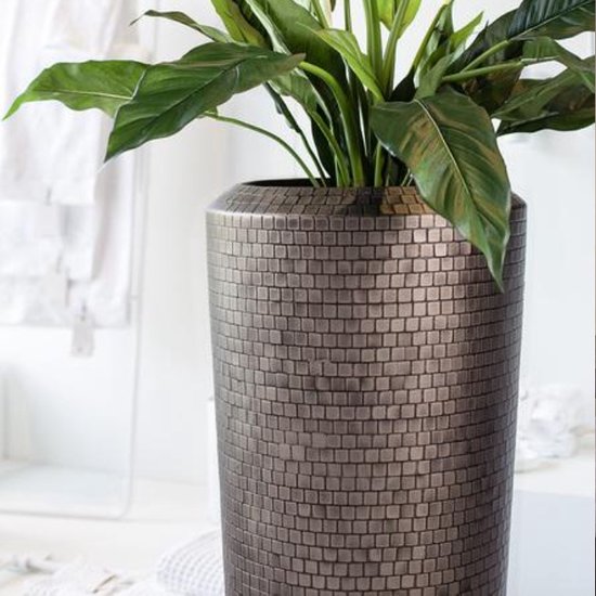 Pot de fleurs de Luxe XXL | Look Koper bronze | Grand pot de fleurs d' intérieur | New... | bol