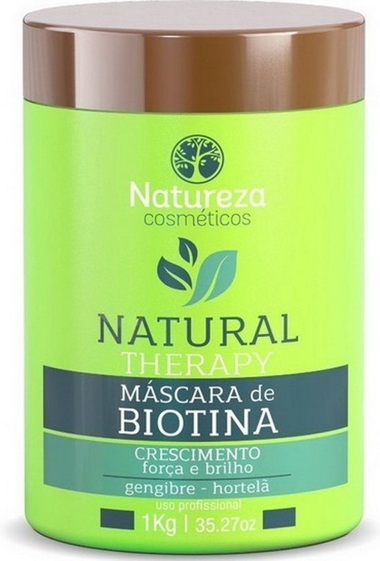 Foto: Hair mask mascara de biotina natural therapy natureza cosmeticos 1 kg