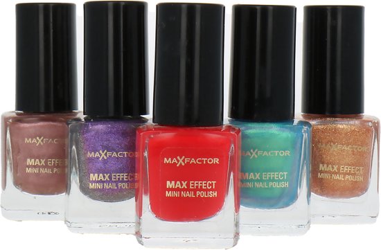 Max Factor Set 19 Mini Nagellak - 5 x 4,5 ml (set van 5)