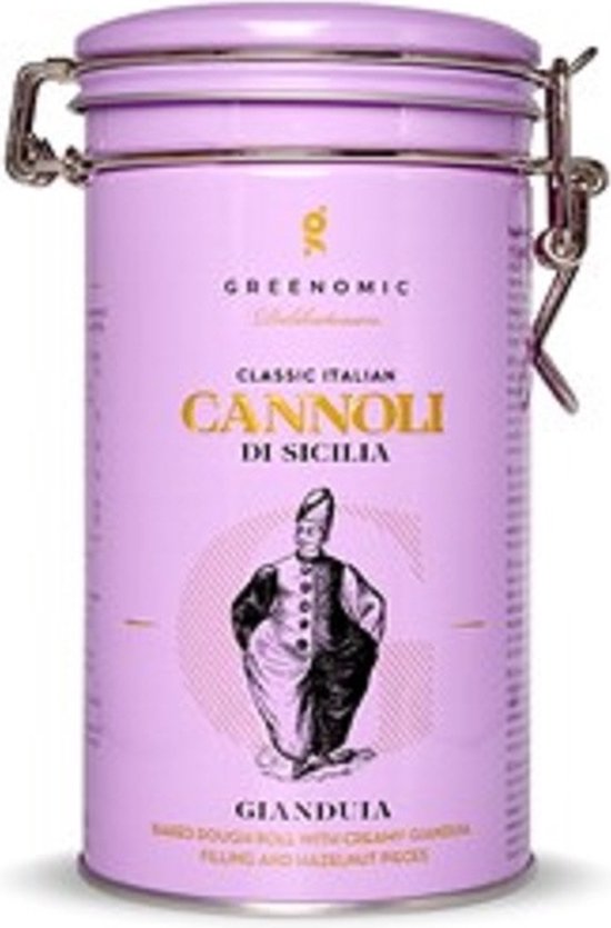 Foto: Bella vita cannoli di sicilia gianduia valentijnskado cannoli gianduia italiaanse lekkernijen italiaanse cannoli geschenkverpakking