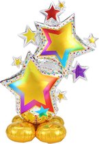 Staande folie ballonnen Set-Reuzeballon-3D-regenboog steren-caudeau-feestdecoratie-themafeest versiering-Valentijd-Verjaadag-Valentijnsdag-bruiloft-babyshower-106cm