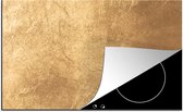 Inductie beschermer - Inductie Mat - Kookplaat beschermer - Lichtval op een gouden muur - 91.6x52.7 cm - Afdekplaat inductie - Inductiebeschermer