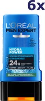 6x L'Oreal Men Expert douchegel 250ml Hydra Power