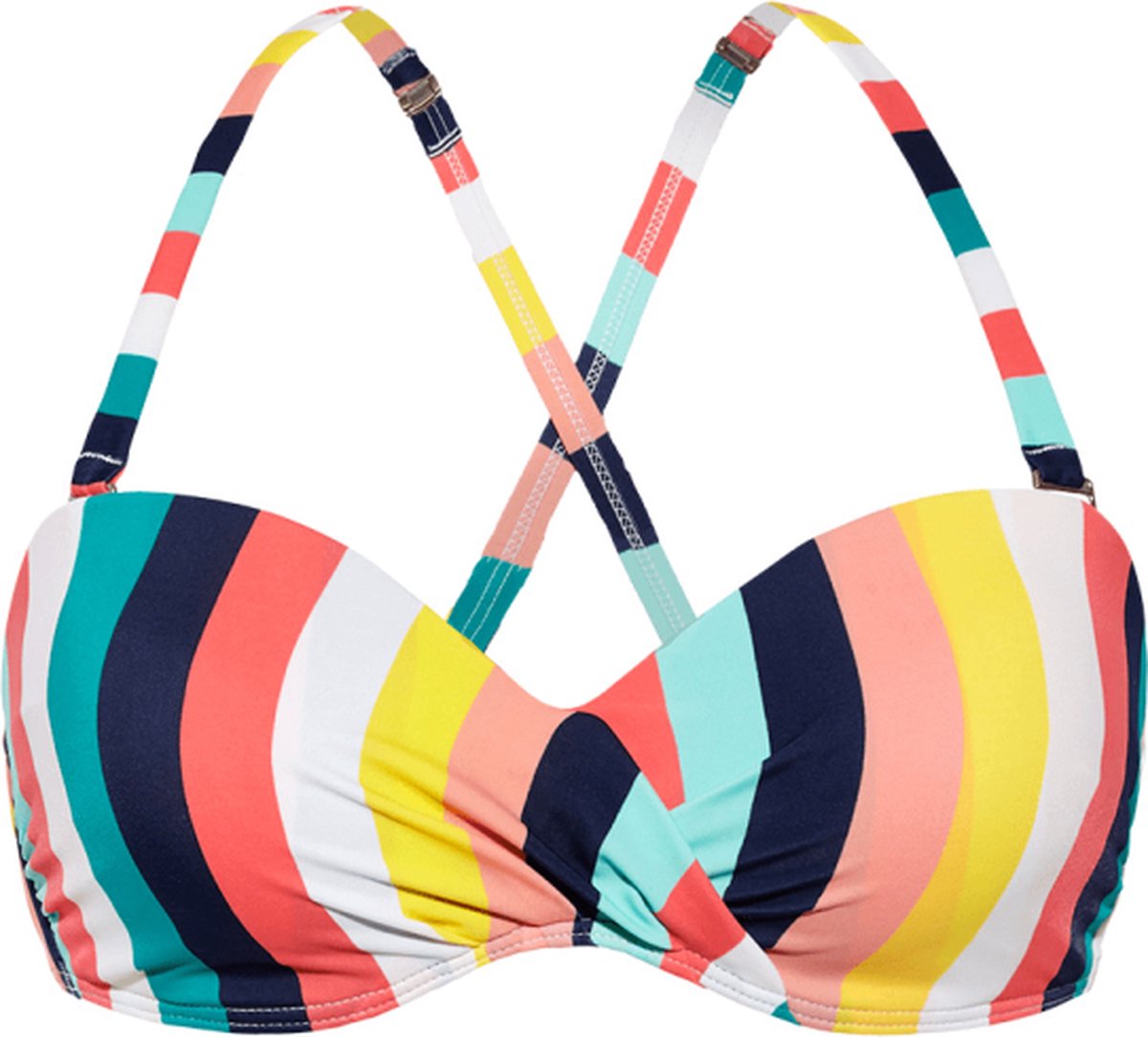 Beachlife Bikinitop - Candy Stripe - Maat 44E