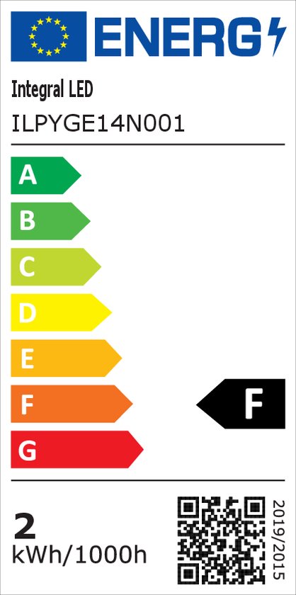 Lampe de réfrigérateur à LED intégrée 1,8 watt E14 blanc très chaud 2700 K  couvercle... | bol