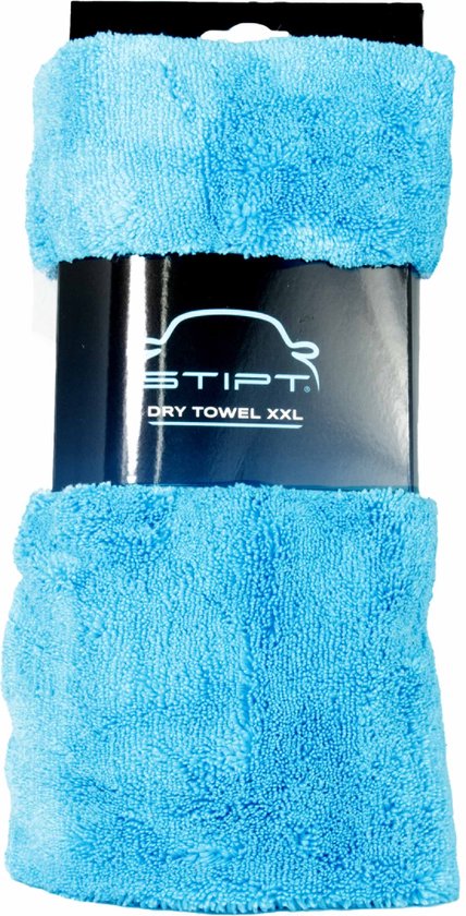Stipt Dry Towel XXL - Stipt Hoogpolige Microvezeldoek 90x60cm -Blauw