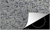 KitchenYeah® Inductie beschermer 80.2x52.2 cm - Grijs - Graniet print - Keien - Kookplaataccessoires - Afdekplaat voor kookplaat - Inductiebeschermer - Inductiemat - Inductieplaat mat