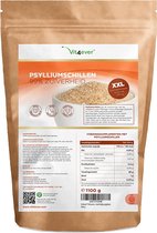 Vit4ever - Psylliumvezels Husk - 1100 g - gecontroleerd op residuen - 99% zuiverheid - herkomst: India - low-carb - vezelrijk - zonder toevoegingen - veganistisch - laboratoriumgetest
