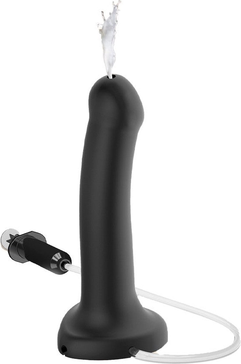 Goedkoopste Strap-On-Me - Squirting Cum Dildo - Spuitende Dildo - Maat S - Zwart
