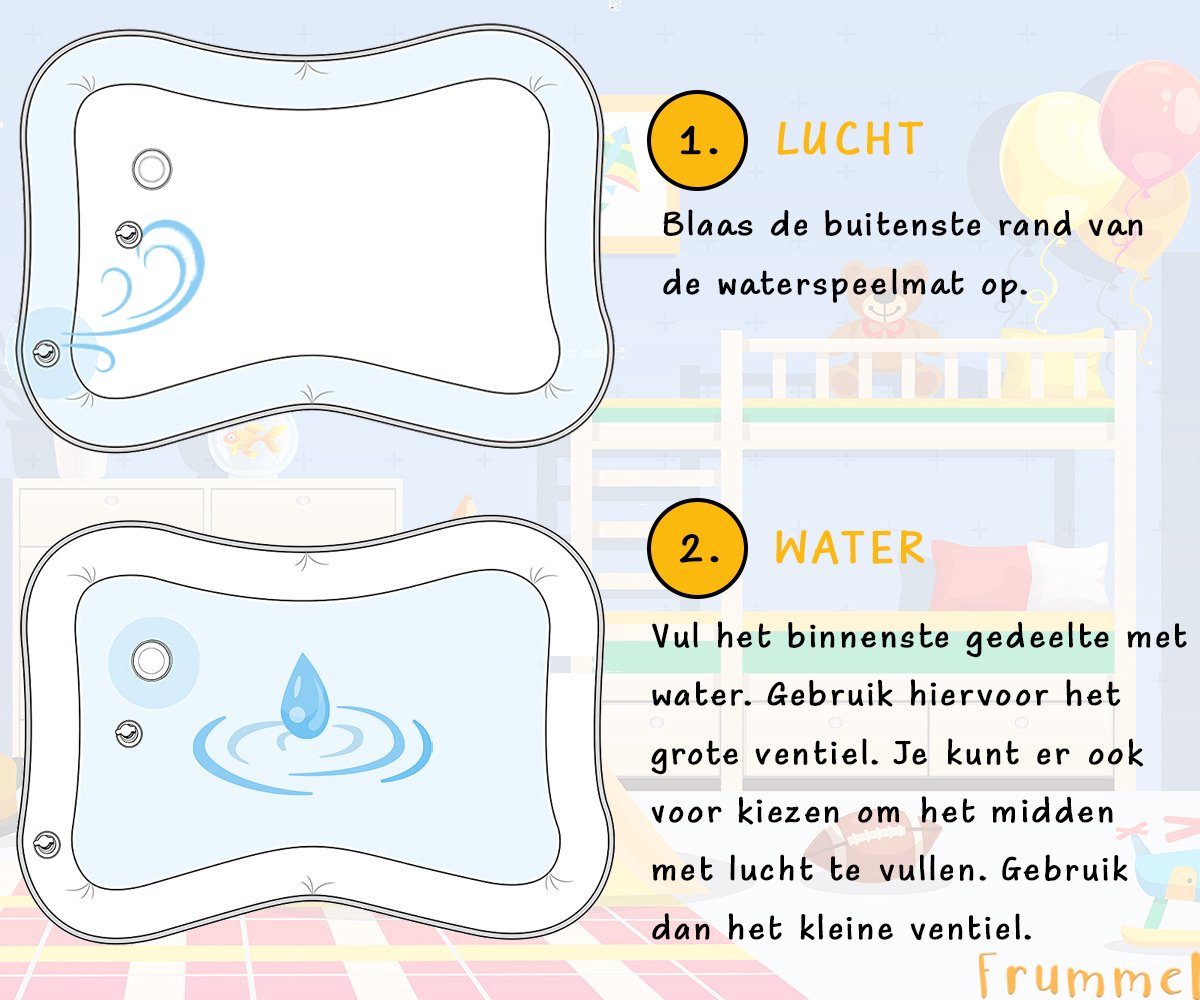 Frummel Waterspeelmat Baby - Watermat - Clownfish thumbnail 4