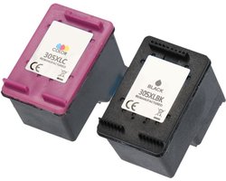 Huismerk geschikt voor HP 305XL Inktcartridges - Geschikt voor DeskJet 2710 - 2720 - 2724 - Envy 6010 - 6020 - 6032 - 6420