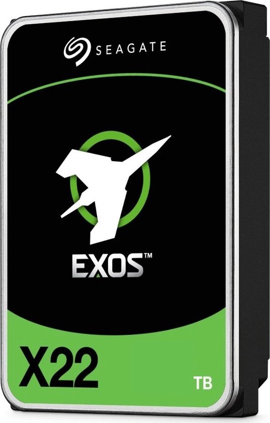 Seagate Exos X22 ST22000NM001E - Vaste schijf - 22 TB - intern - 3.5" - SATA 6Gb/s - 7200 rpm