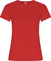 Eco T-shirt Golden/women merk Roly maat M Rood