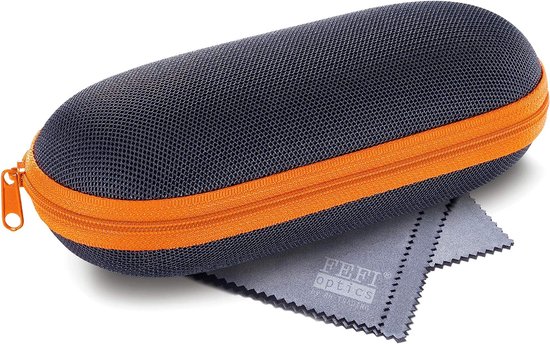 Étui à Lunettes Rigide Lot De 3 - Cuir PU, Format 16,2x6,5x3,3 Cm, Avec Chiffon Microfibre, Fermeture Magnétique