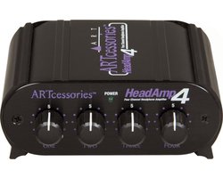 ART HeadAmp 4 4-CH Mini-koptelefoonversterker - Koptelefoon versterker