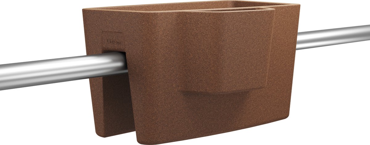 Otium bloembak balkon Pendulum Long terra cotta cork