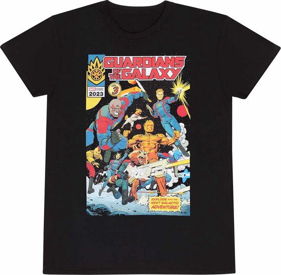 Guardians Of the Galaxy shirt - Comic Cover maat L