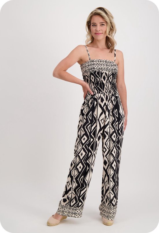 Beige Jumpsuit van Je m'appelle Dames Maat 40/42 3 maten