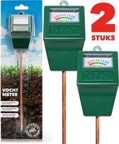 MARNICO® 2 stuks- Vochtmeter voor planten - Vochtigheidsmeter - Watermeter - Binnen en Buiten - Hygrometer - Grond vochtmeter