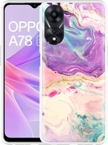 Cazy Hoesje geschikt voor Oppo A78 5G Dromerige Kleuren