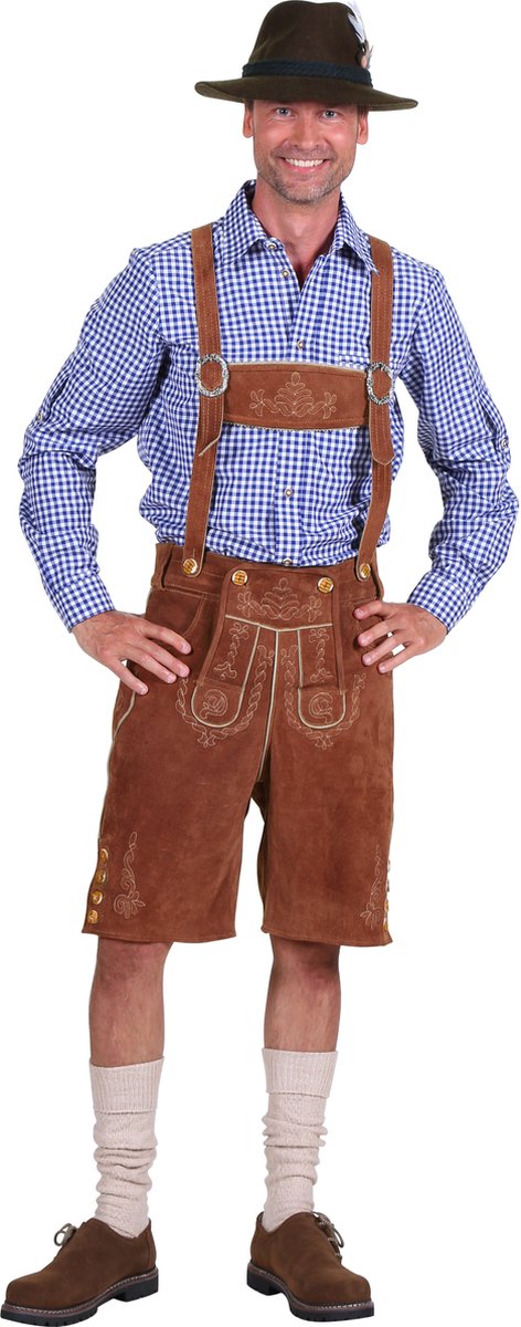 Lederhosen Leer - Seppl licht bruin - 50
