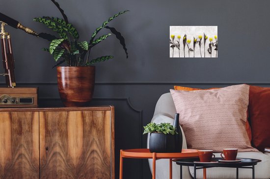 Stickers muraux - Film autocollant - Fleurs - Tulipes - Marbre - 30x20 cm - Film adhésif - Stickers muraux Chambre d'enfant - Papier peint autocollant